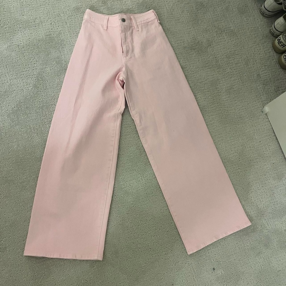 Target Light Pink Flare Jeans